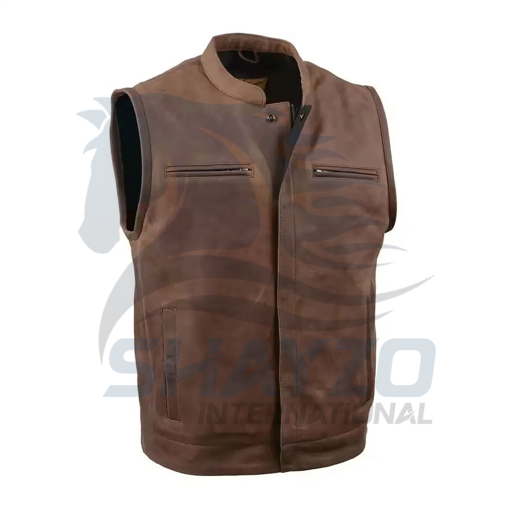 Men Leather Vest